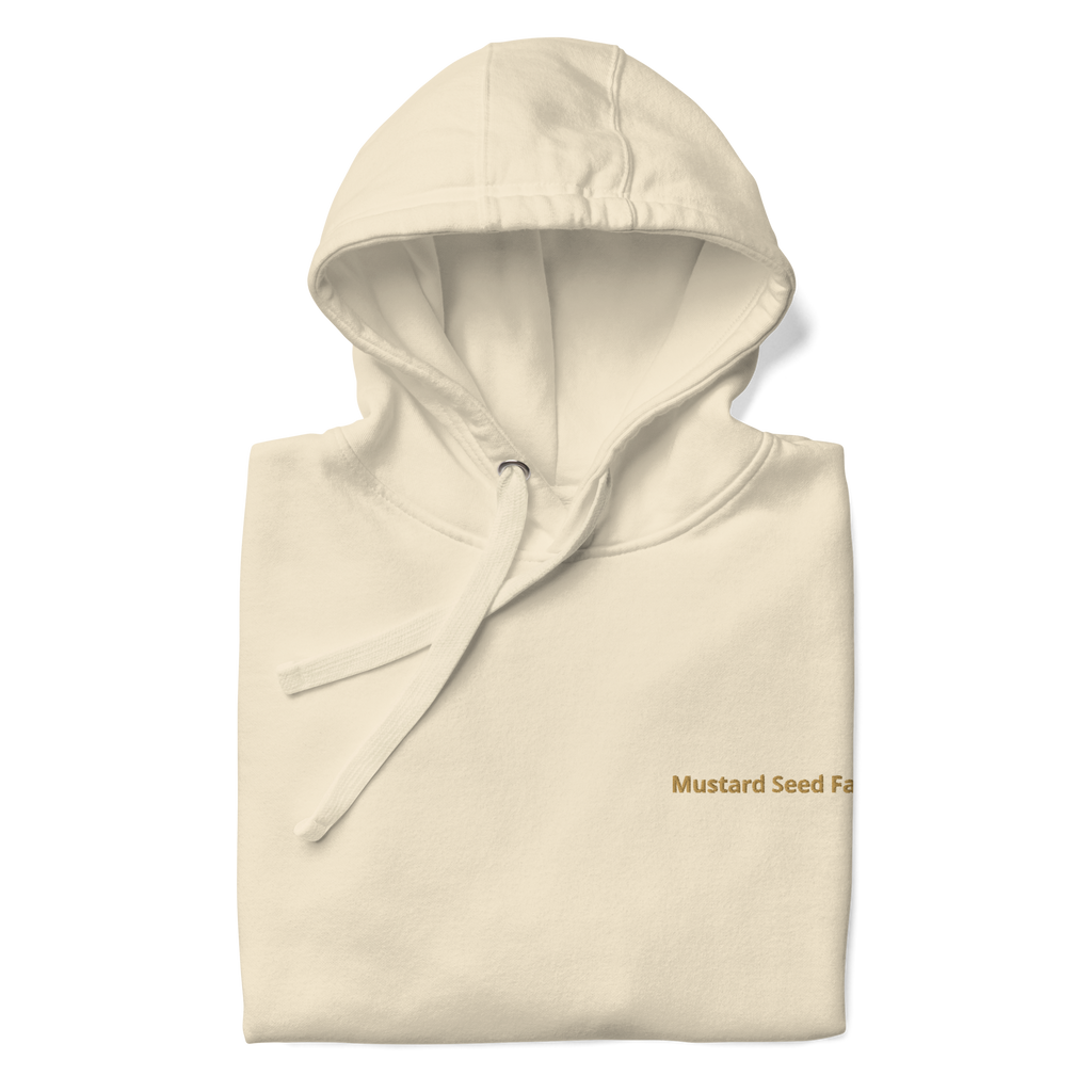 The Measure of Faith Hoodie — Bone