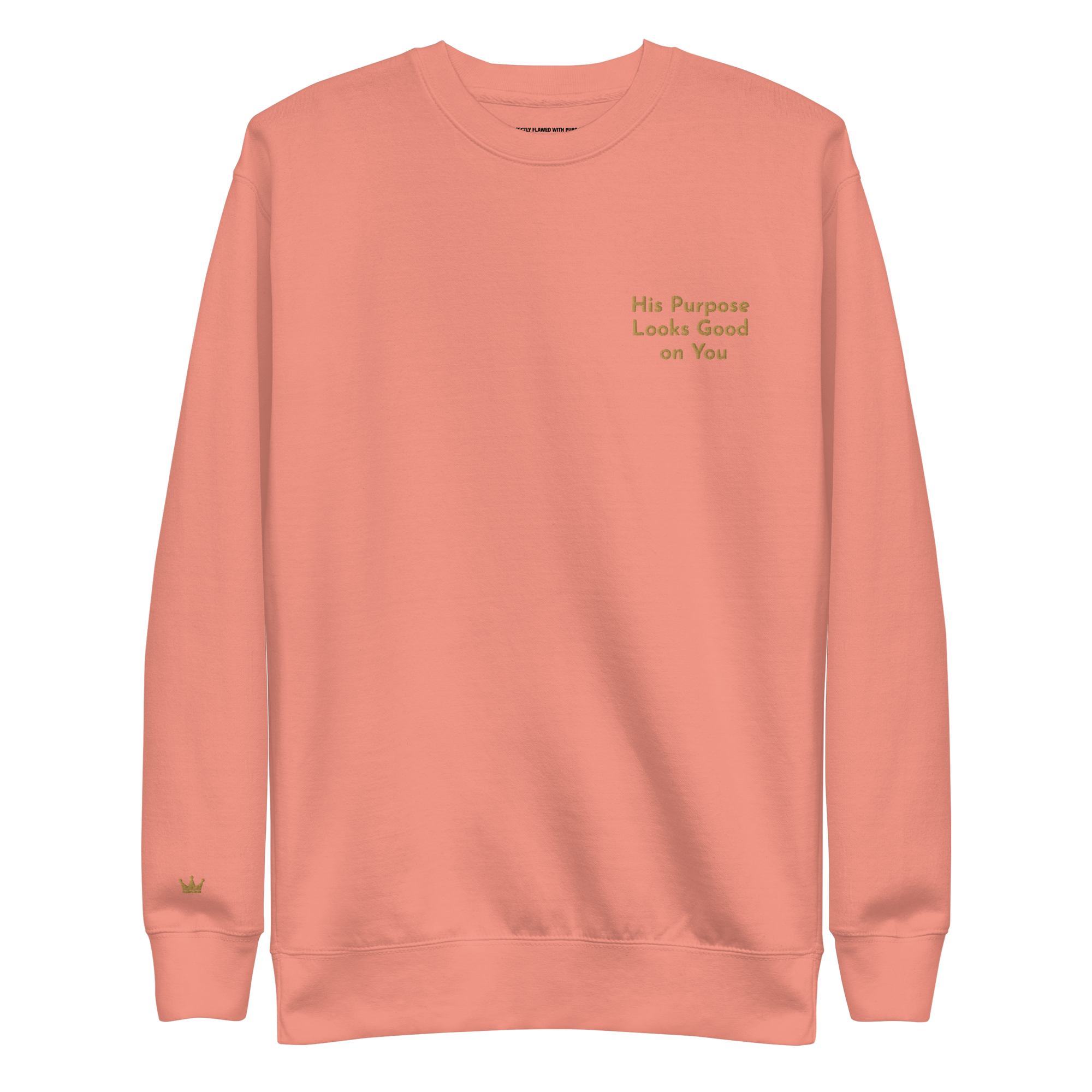 The Promise Crewneck — Dusty Rose