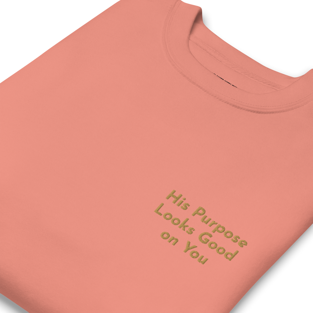 The Promise Crewneck — Dusty Rose