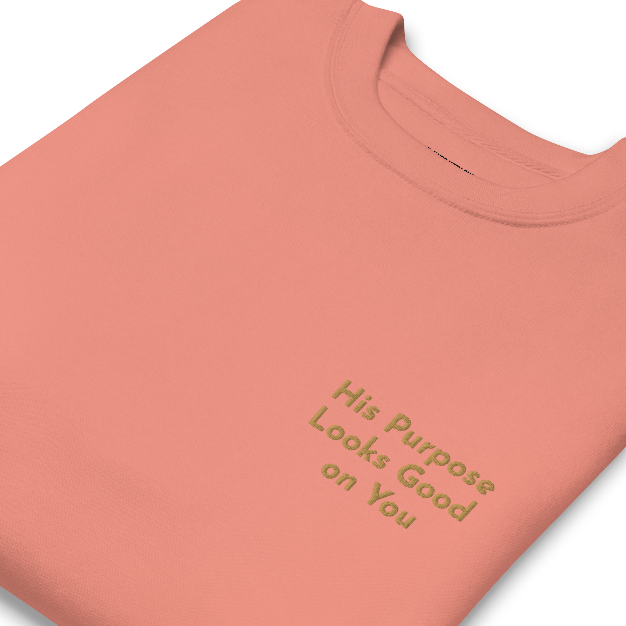 The Promise Crewneck — Dusty Rose